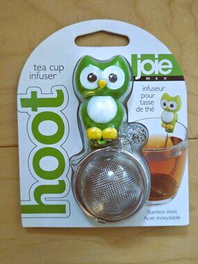 🦉 Joie MSC International Hoot Owl Tea Cup Infuser Stainless Steel Strainer